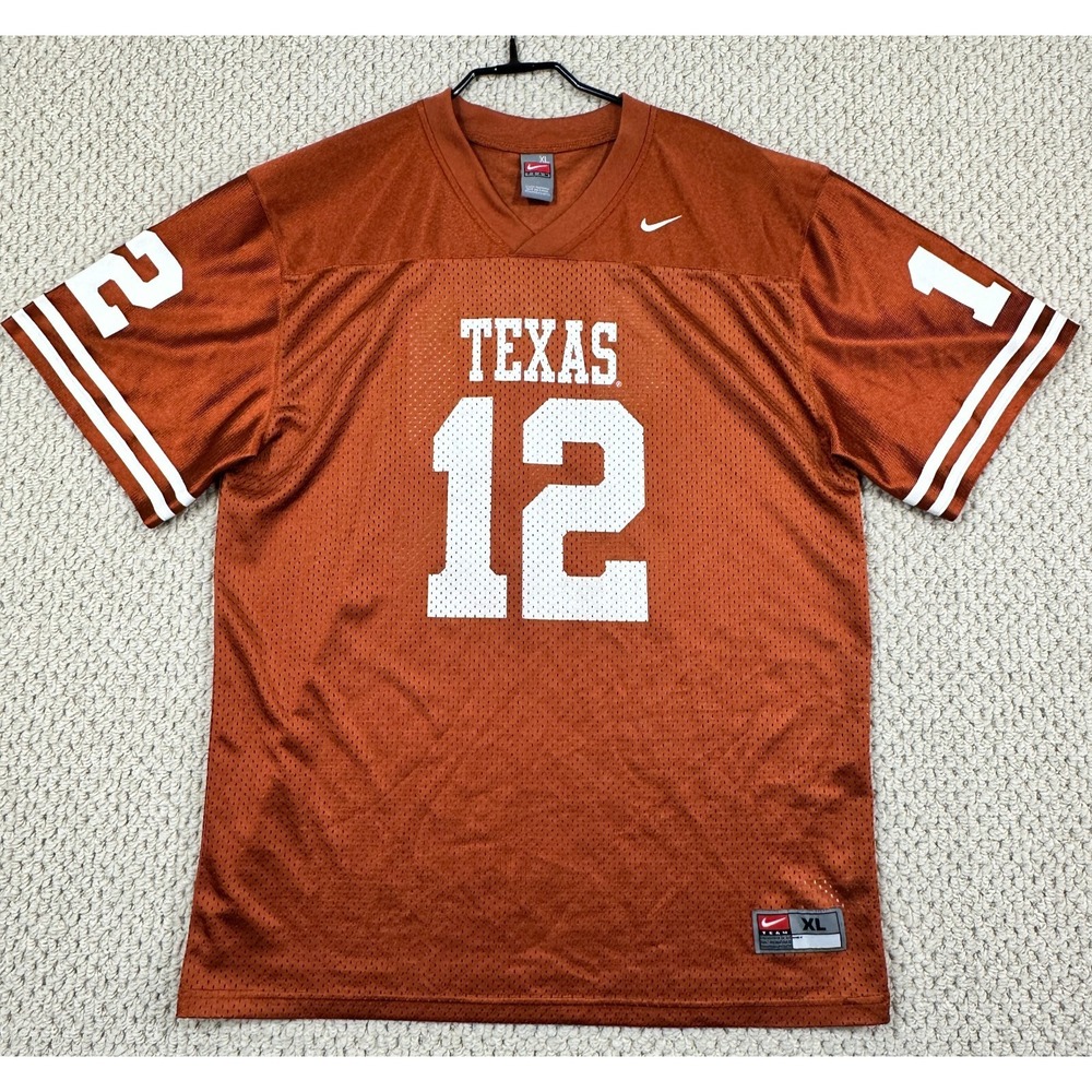 Texas Longhorns Nike Jersey Youth XL /20 Orange #12 Colt McCoy Football College